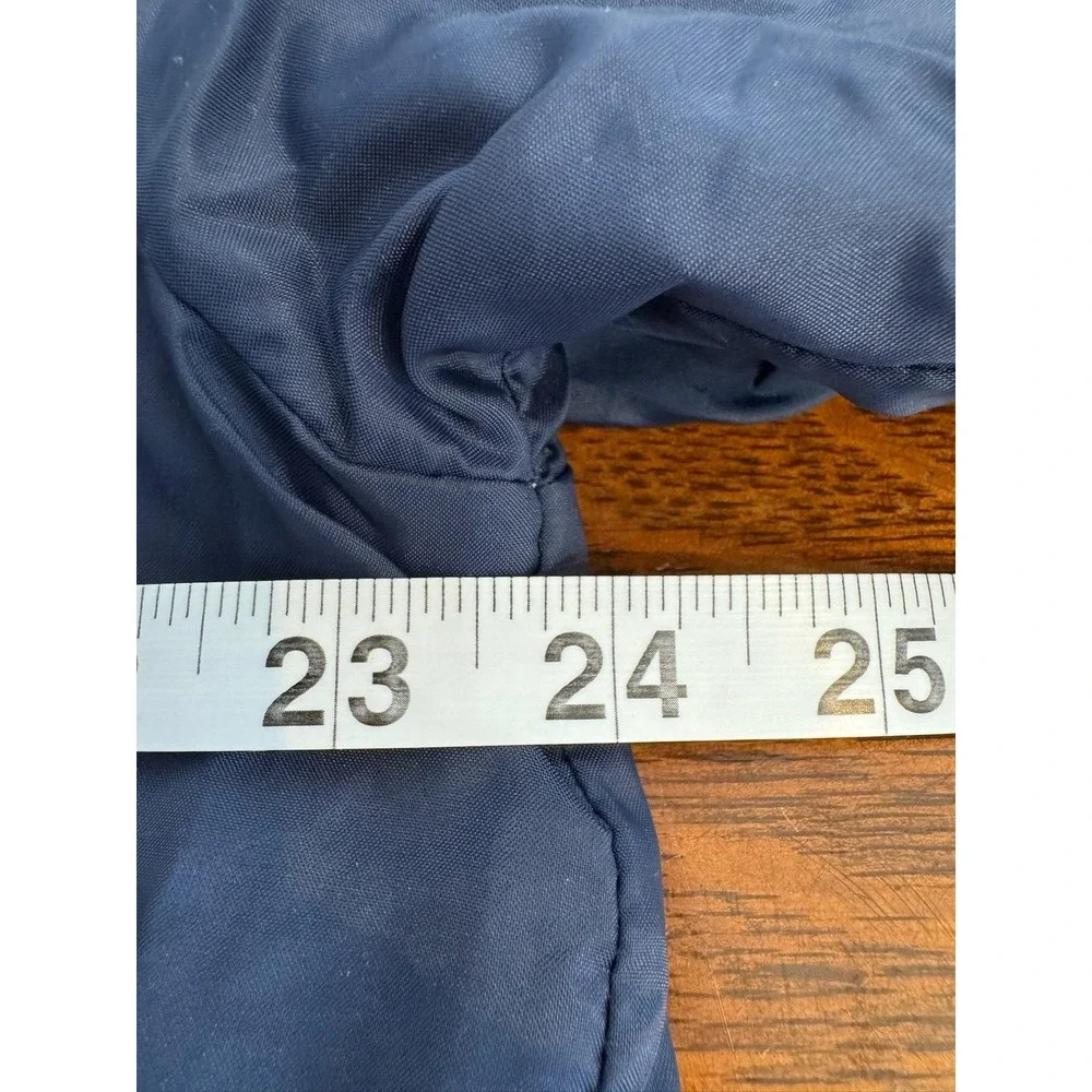 Antigua Jacket Mens Medium Blue Snap Front Lined Golf Windbreaker Country Club‎